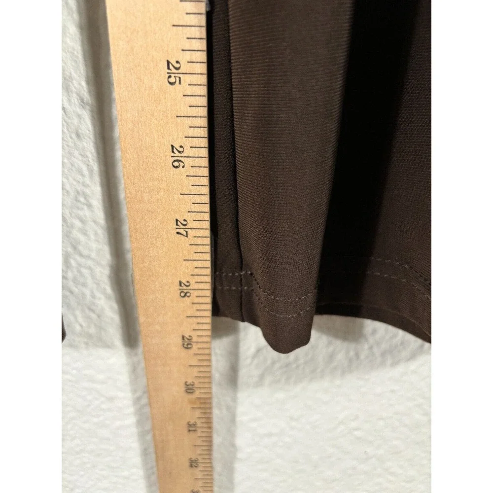 Joseph Ribkoff Pants Women’s Size‎ 12 Stretch Ponte Knit Solid Brown